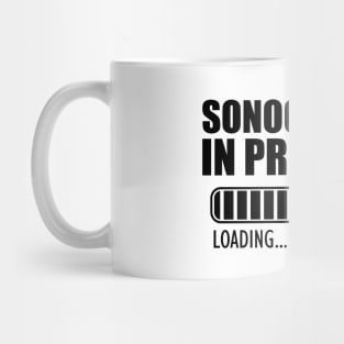 Sonographer in progress loading Mug